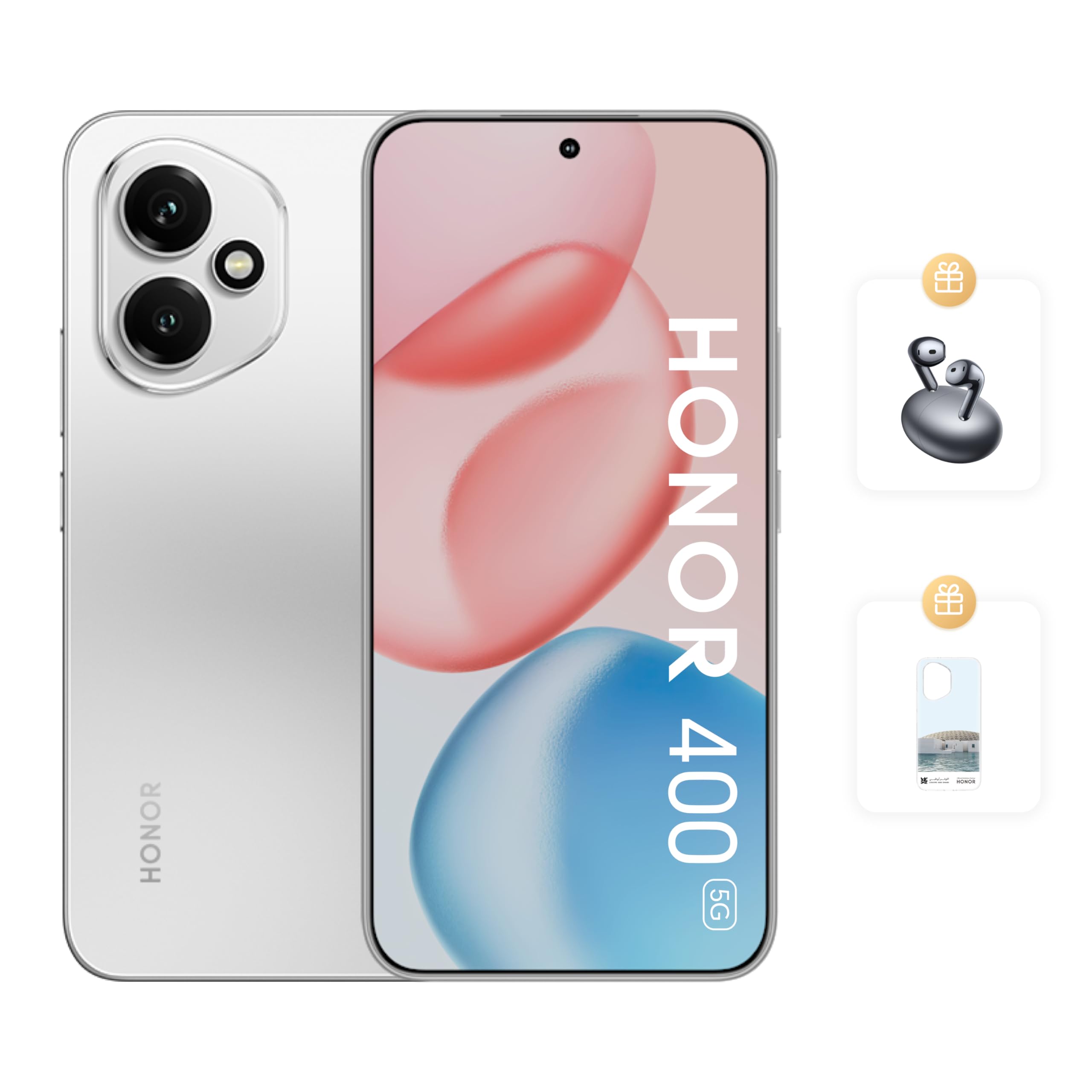 HONOR 400 5G 12GB RAM 512GB Meteor Silver Dual SIM With Free HONOR